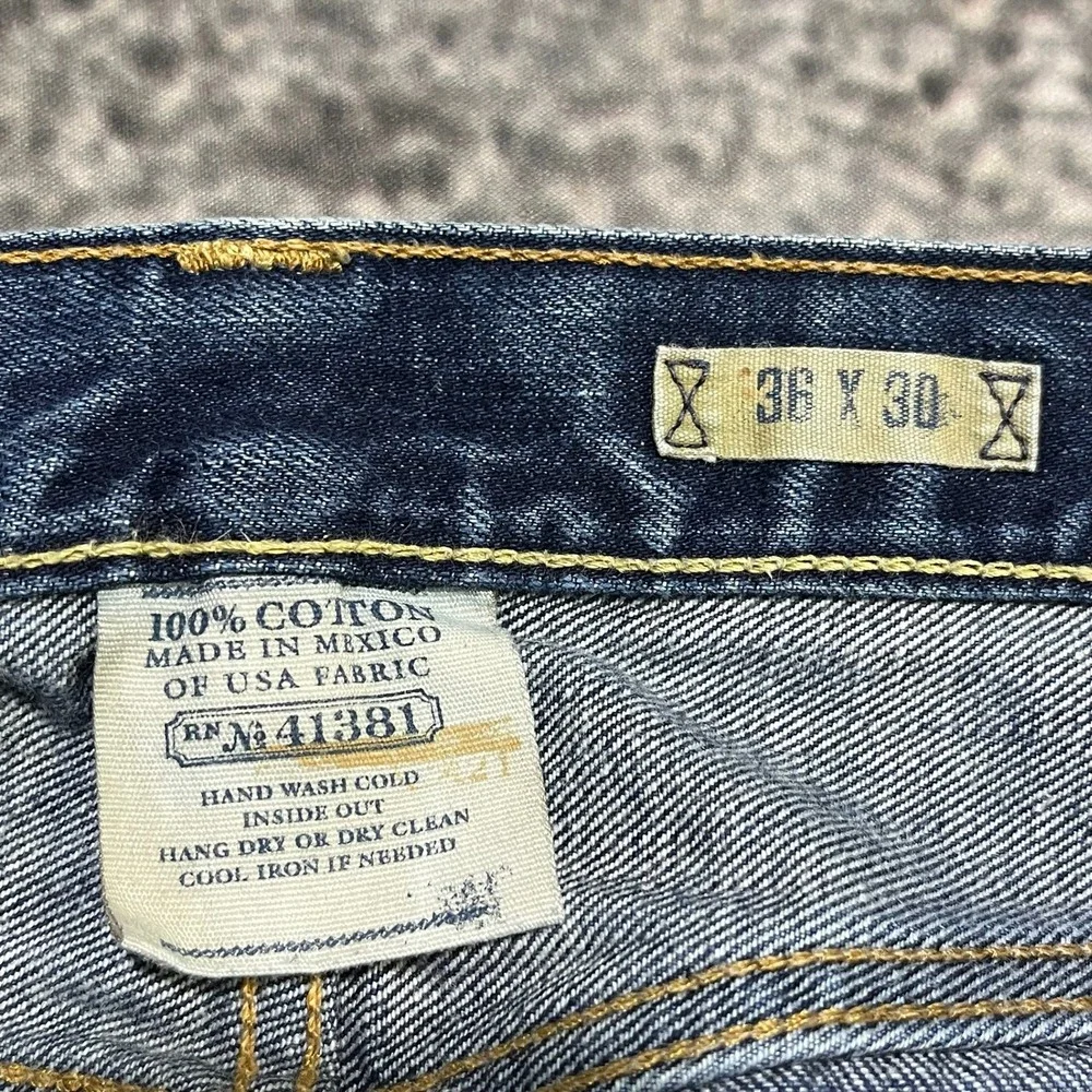 Vintage Polo Ralph Lauren Jeans Mens‎ 36x29 Blue Straight Denim Preppy 2000s